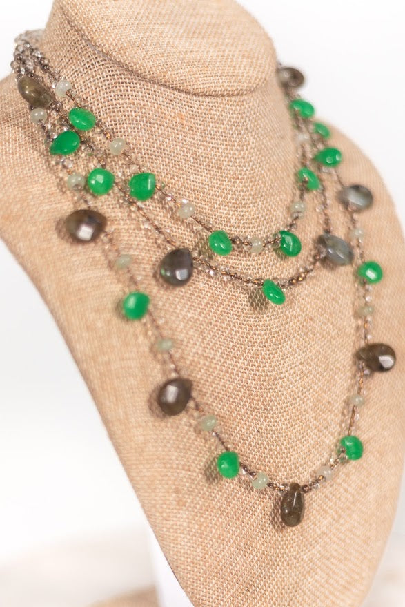 The Soho Necklace- Grass